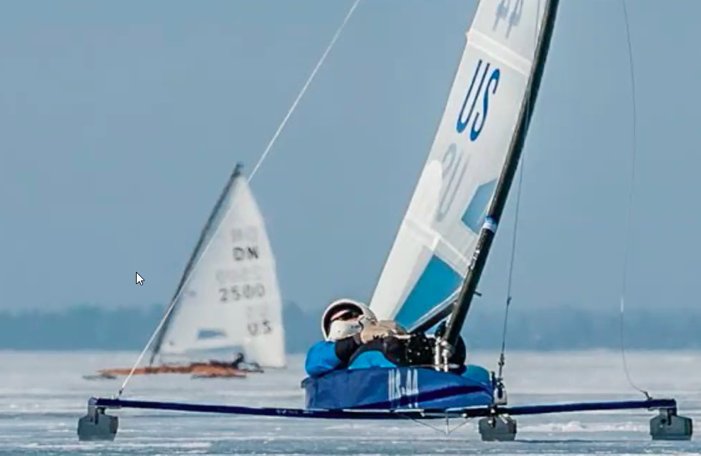 Ron Sherry - Back up to Full Speed in the DN Ice Yacht